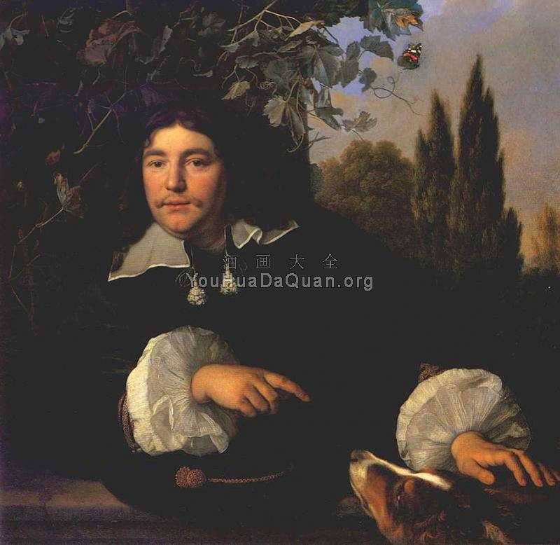 Self-portrait - 巴斯勒莫斯·范·德·赫斯特